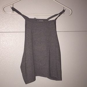Grey Halter Top NWOT